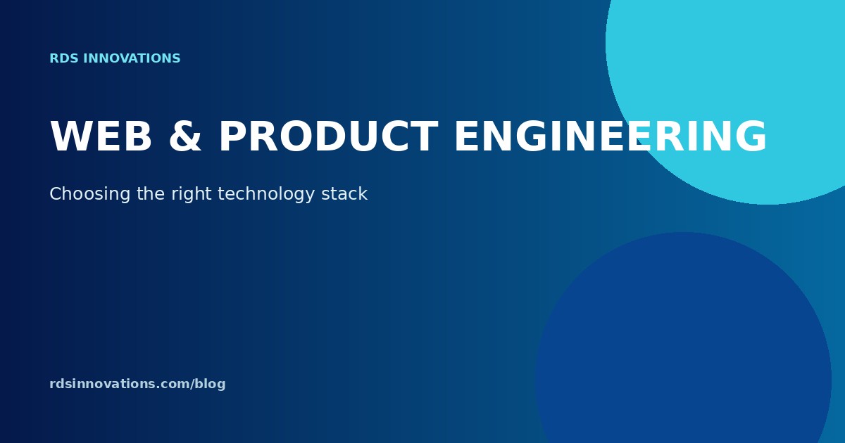 How to Choose the Right Technology Stack for a Business Website